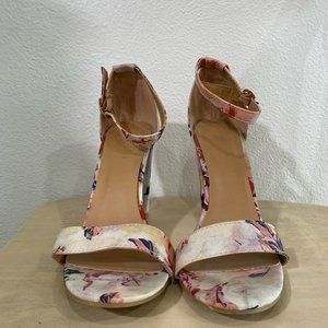 Floral Pattern Heels